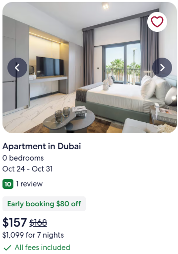 apartment in dubai